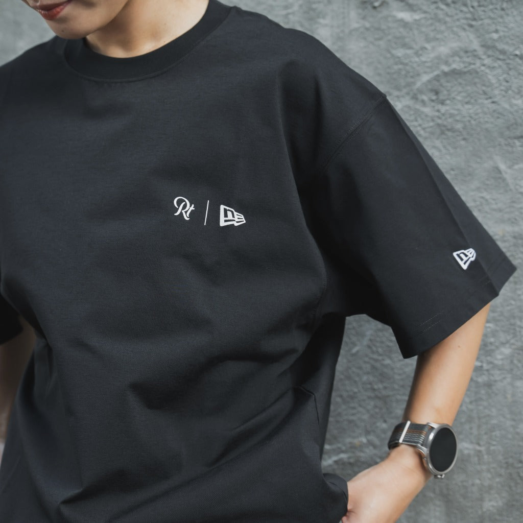 NEW ERA × Runtrip Utility Oversized Tee (Black) – Runtrip Store