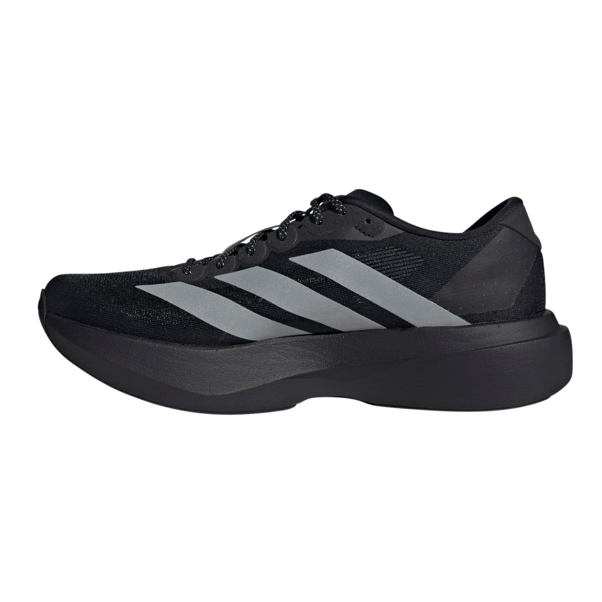 adidas ADIZERO EVO SL（Men's）コアブラック / シルバーメタリック / シグナルグリーン