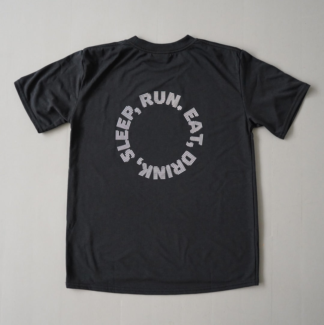 EAT DRINK SLEEP RUN / Circle Logo Tee