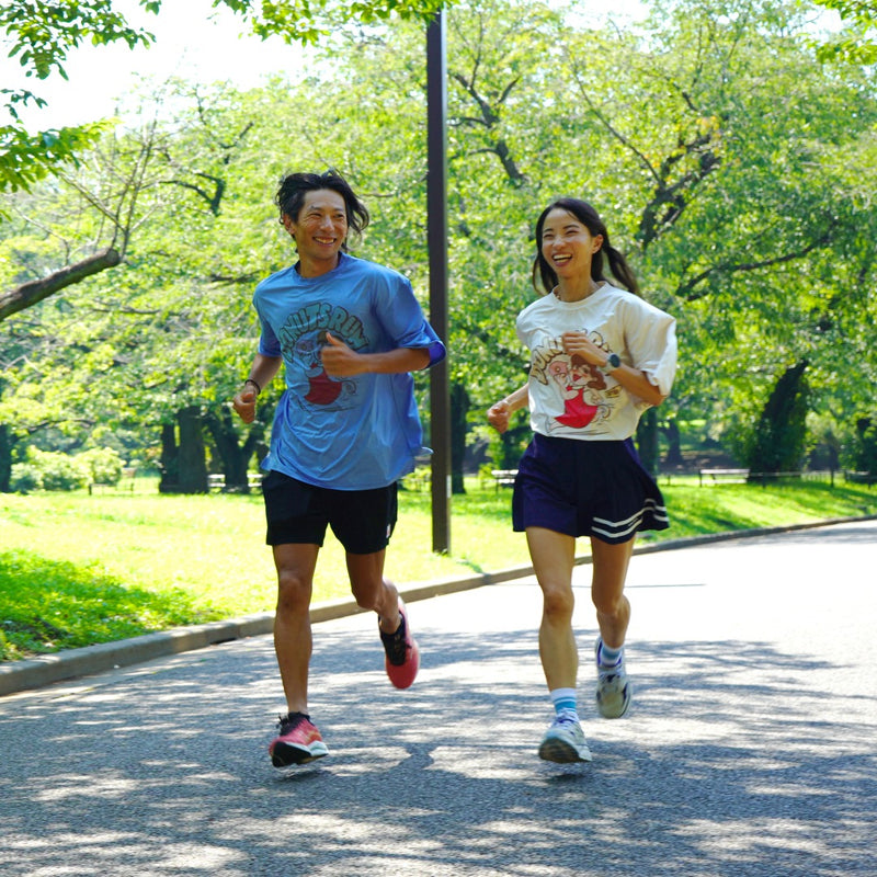 Style | I LOVE DONUTS RUNNING TEE by JINGER (Blue)