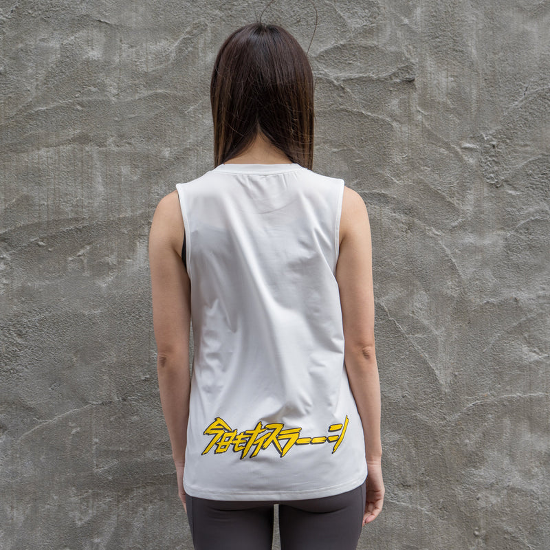 【予約商品】ランラジ × JINGER Racing Tank (White / Women’s)