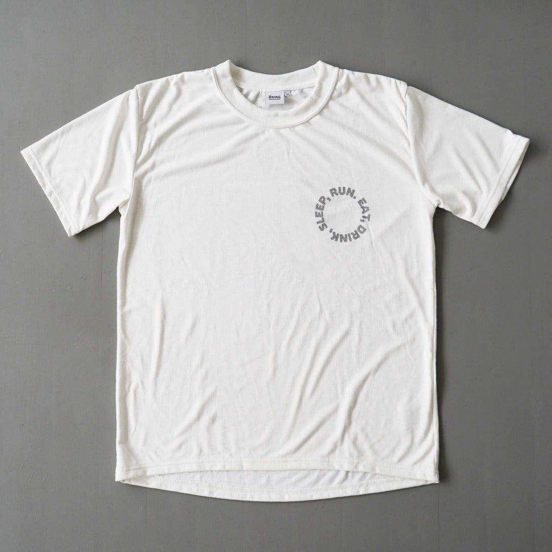EAT DRINK SLEEP RUN / Circle Logo Tee