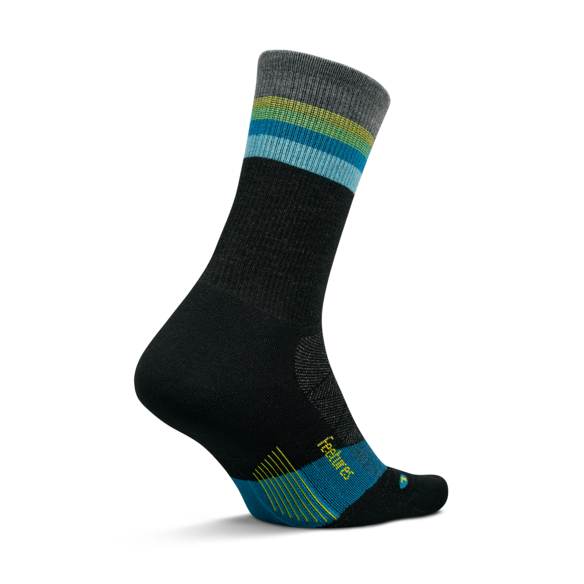 Feetures｜MERINO10 MAX CUSHION MINI CREW (Luminous Black)