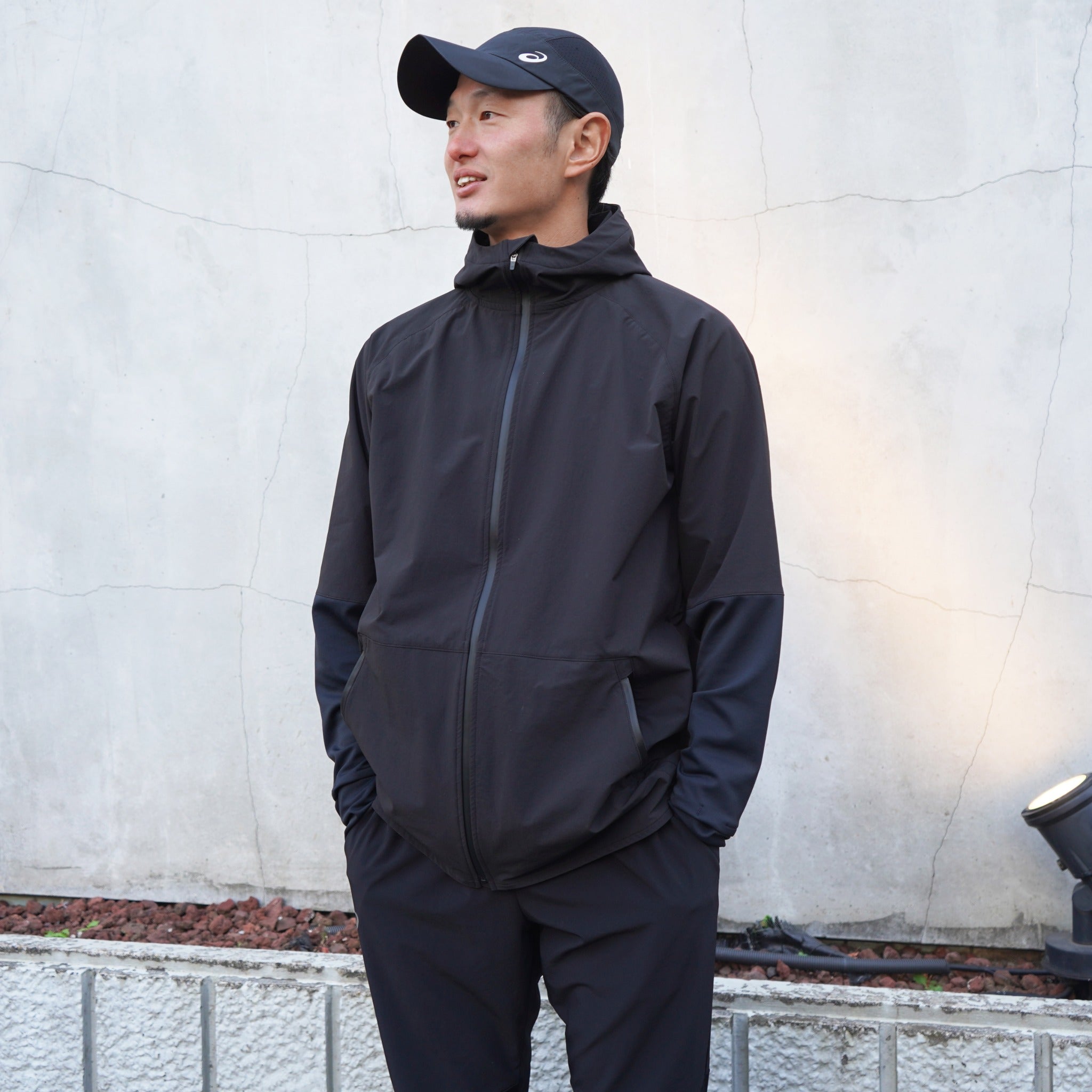 【展示サンプル】THE RUNNING JACKET by Runtrip 3rd model (Black)