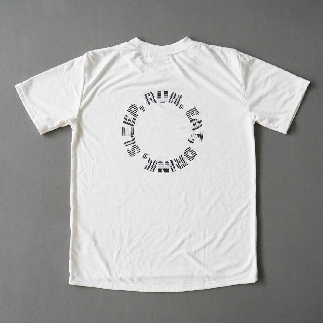 EAT DRINK SLEEP RUN / Circle Logo Tee