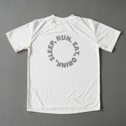 EAT DRINK SLEEP RUN / Circle Logo Tee