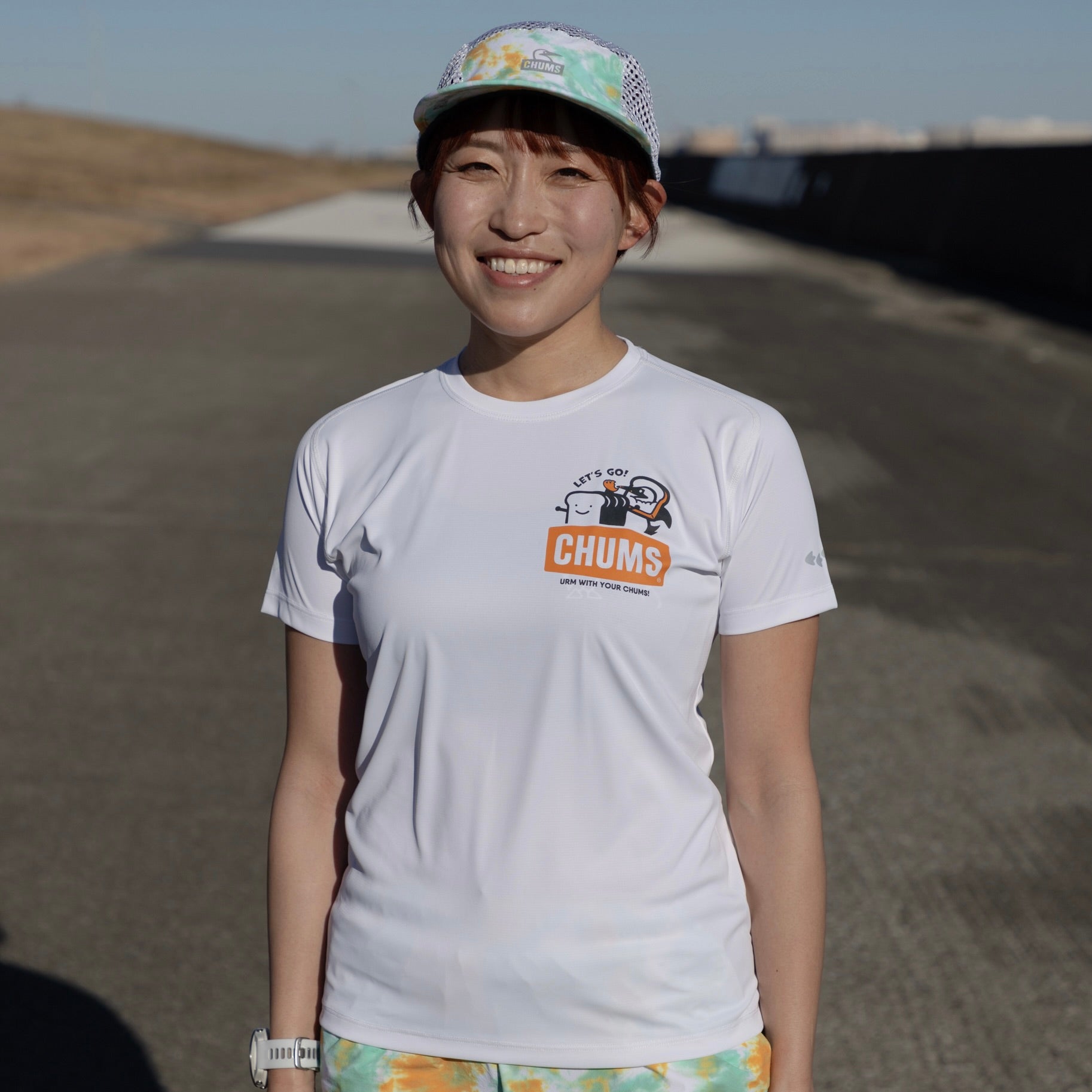 CHUMS x みゃこ Running T-Shirt