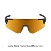Matte Black Frame/Gold Mirror Lens