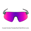 Crystal Smoke Temple/Dark Red Mirror Lens