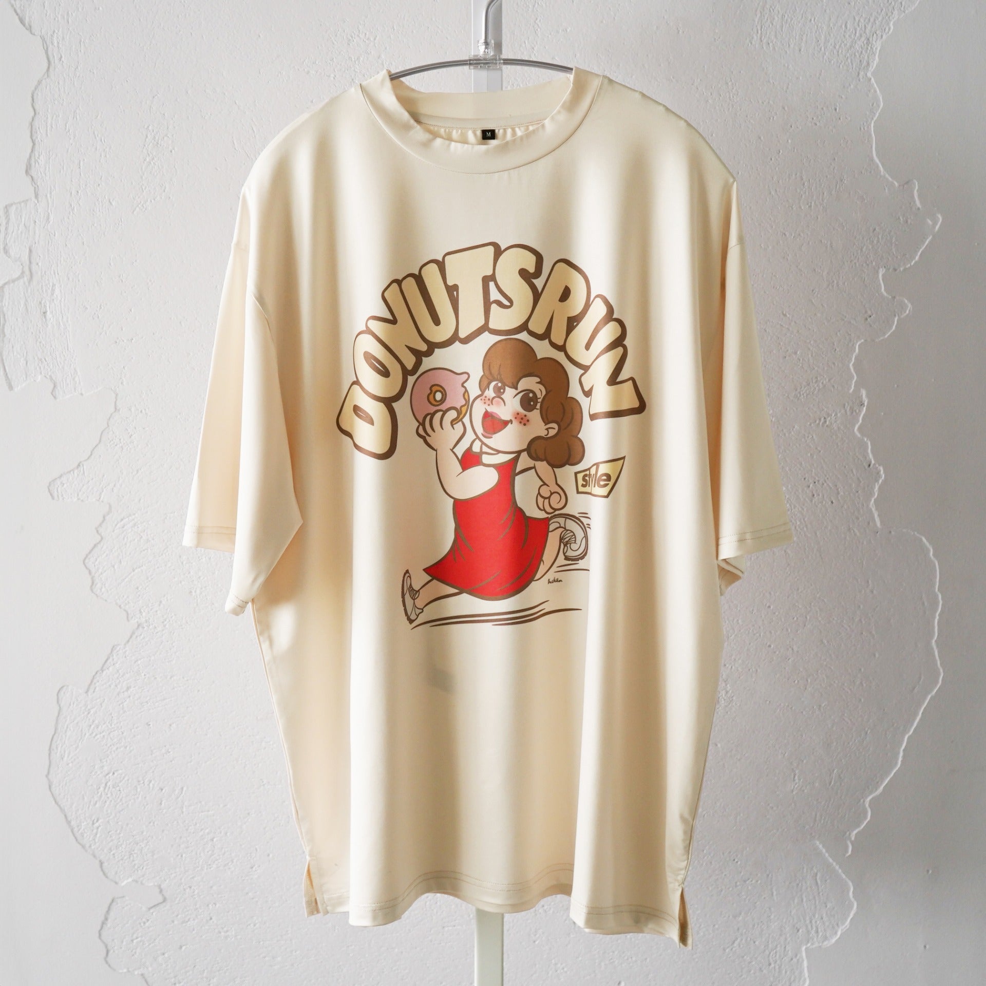 Style | I LOVE DONUTS RUNNING TEE by JINGER (Ivory) – Runtrip Store