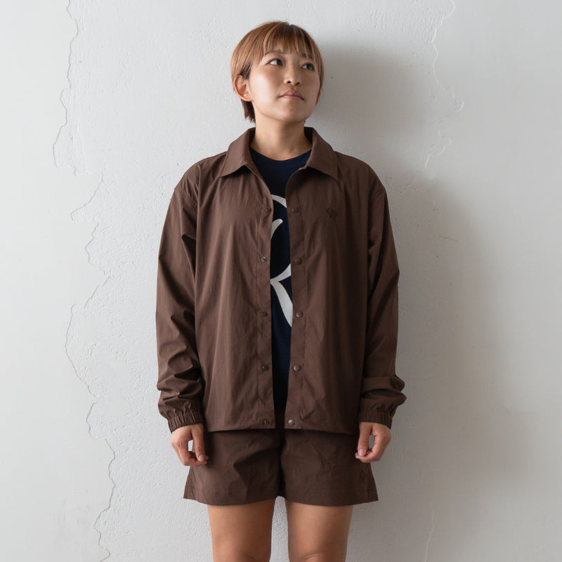 Rt Logo Coach Jacket (Brown)