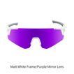 Matt White Frame/Purple Mirror Lens