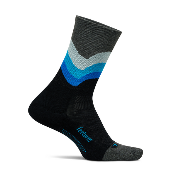 Feetures｜ELITE LIGHT CUSHION MINI CREW (Black Swell)
