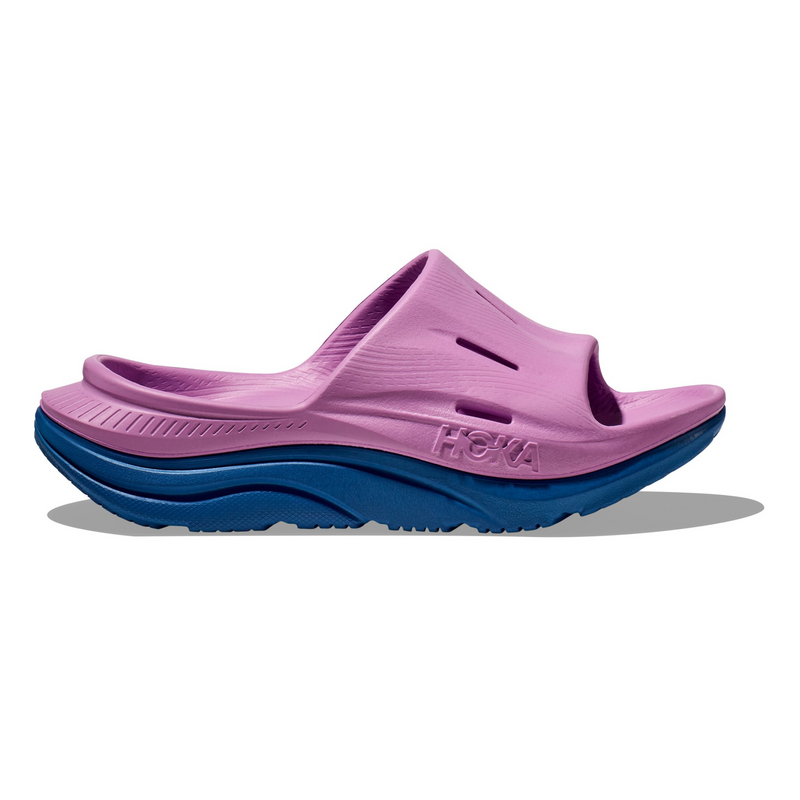 HOKA U ORA RECOVERY SLIDE 3 (UNISEX) CYCLAMEN / COASTAL SKY