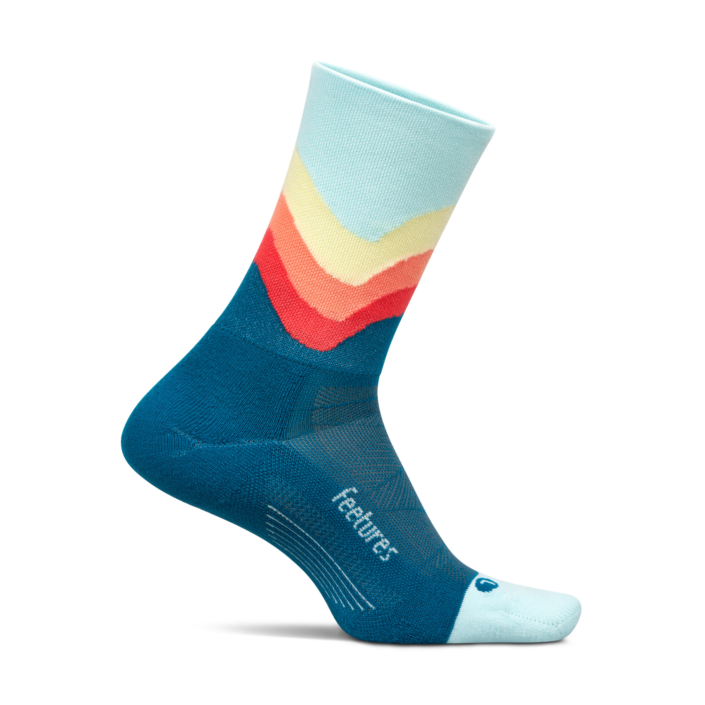 Feetures｜ELITE LIGHT CUSHION MINI CREW (Blue Swell)