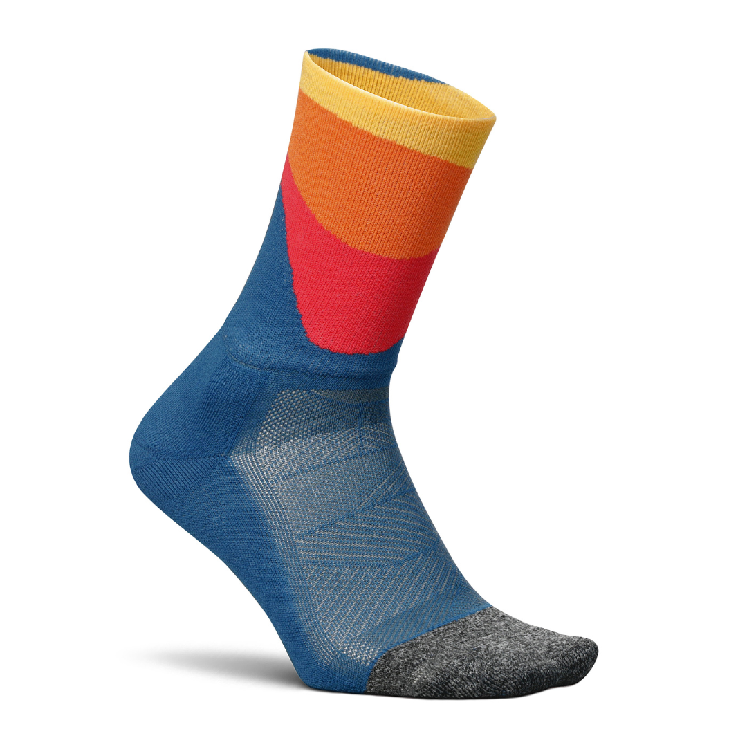 Feetures｜ELITE LIGHT CUSHION MINI CREW (Rhythmic Blue)