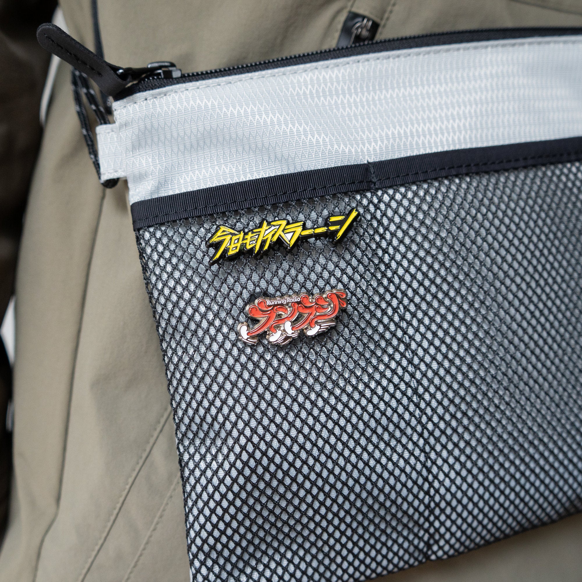 ランラジ ピンバッジ