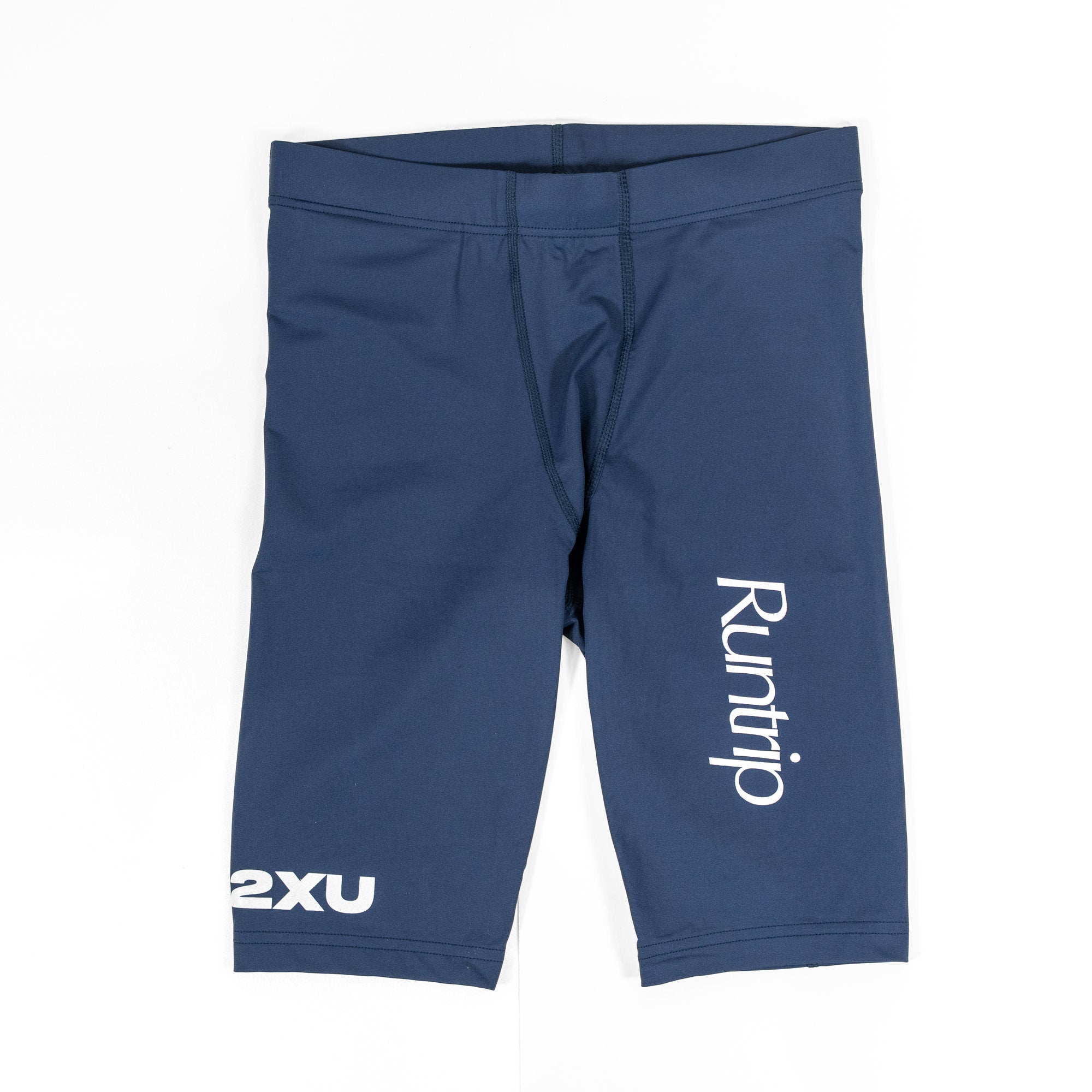 2XU × Runtrip エリートMCS ランコンプレッションレースショートタイツ (MDN / WHT)