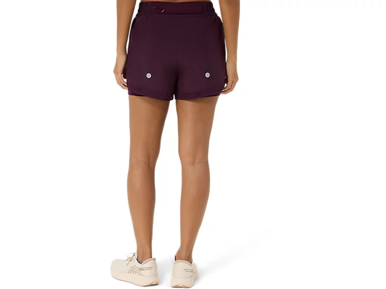 asics NAGINO RUN 2-N-1 SHORT (Women's)