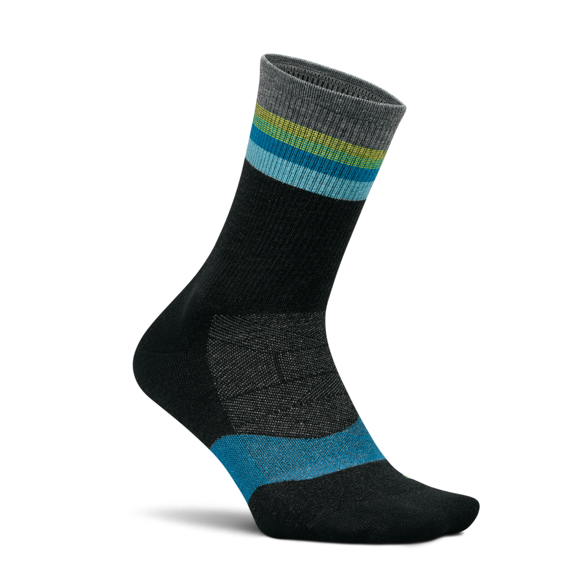 Feetures｜MERINO10 MAX CUSHION MINI CREW (Luminous Black)