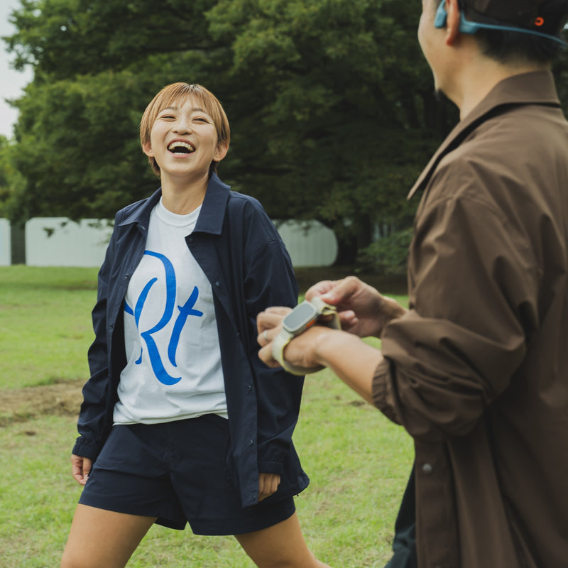 Rt Logo Running Short Pants (Navy)