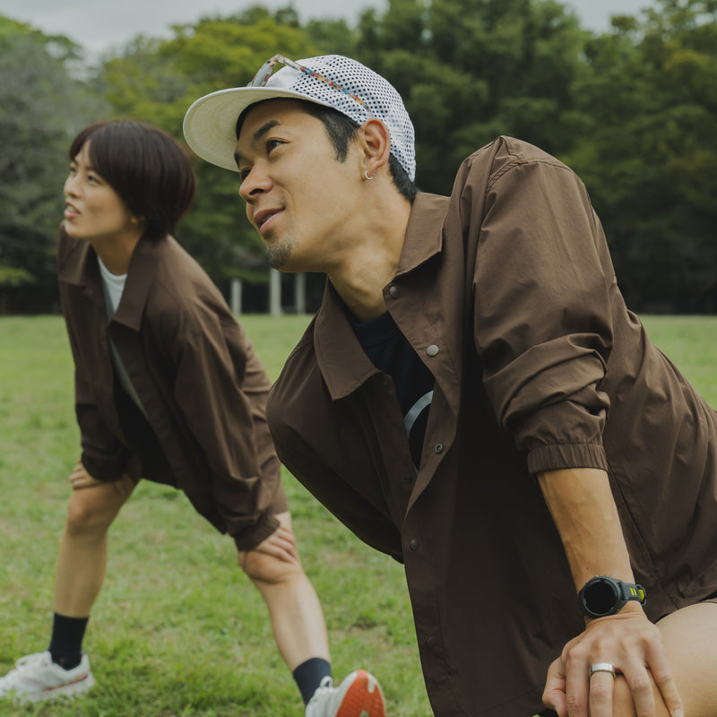 Rt Logo Running Short Pants (Brown)