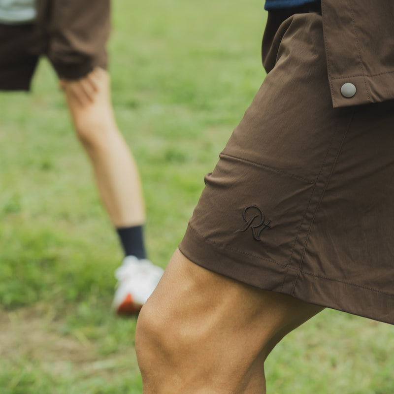 Rt Logo Running Short Pants (Brown)