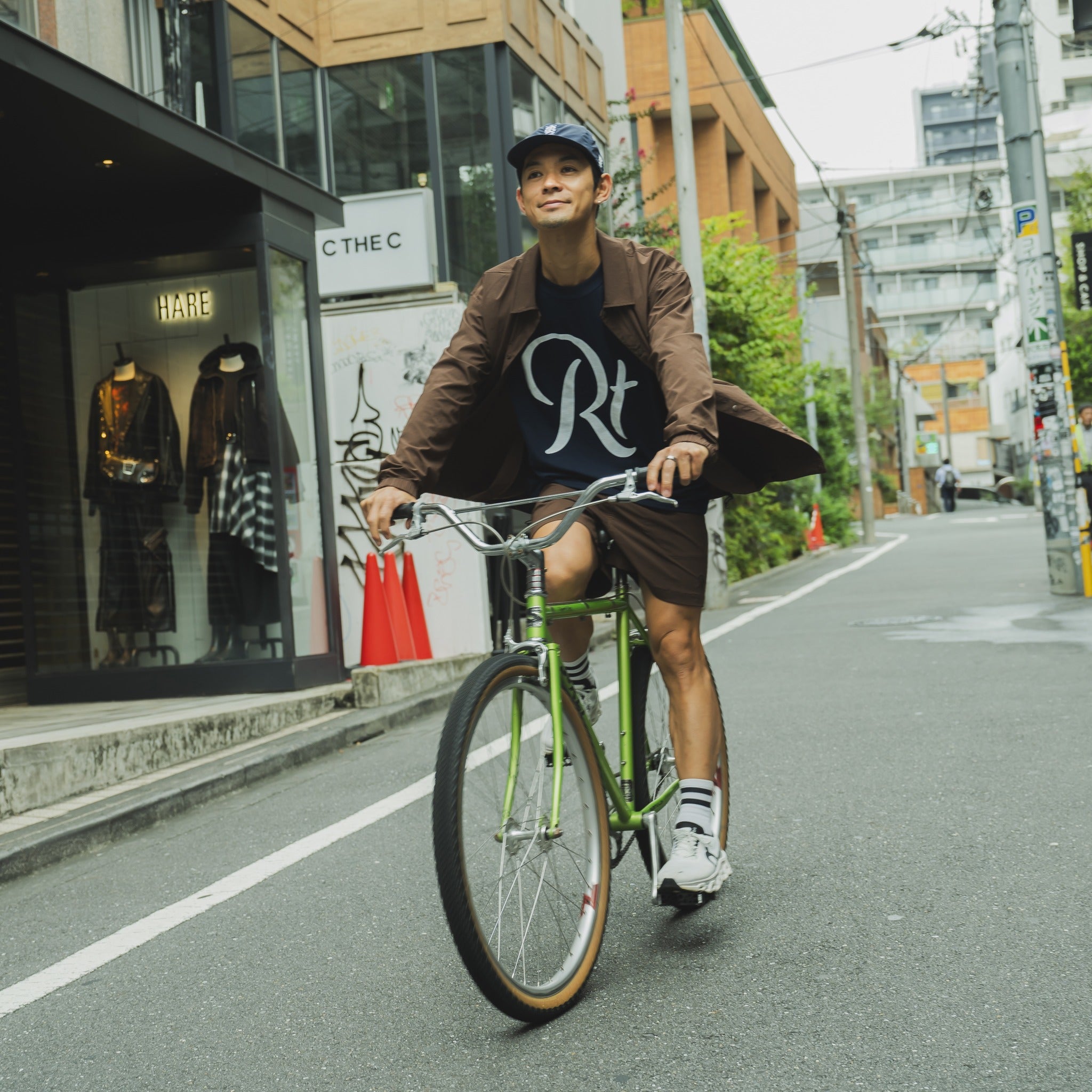 Rt Front Big Logo Tee (Navy)