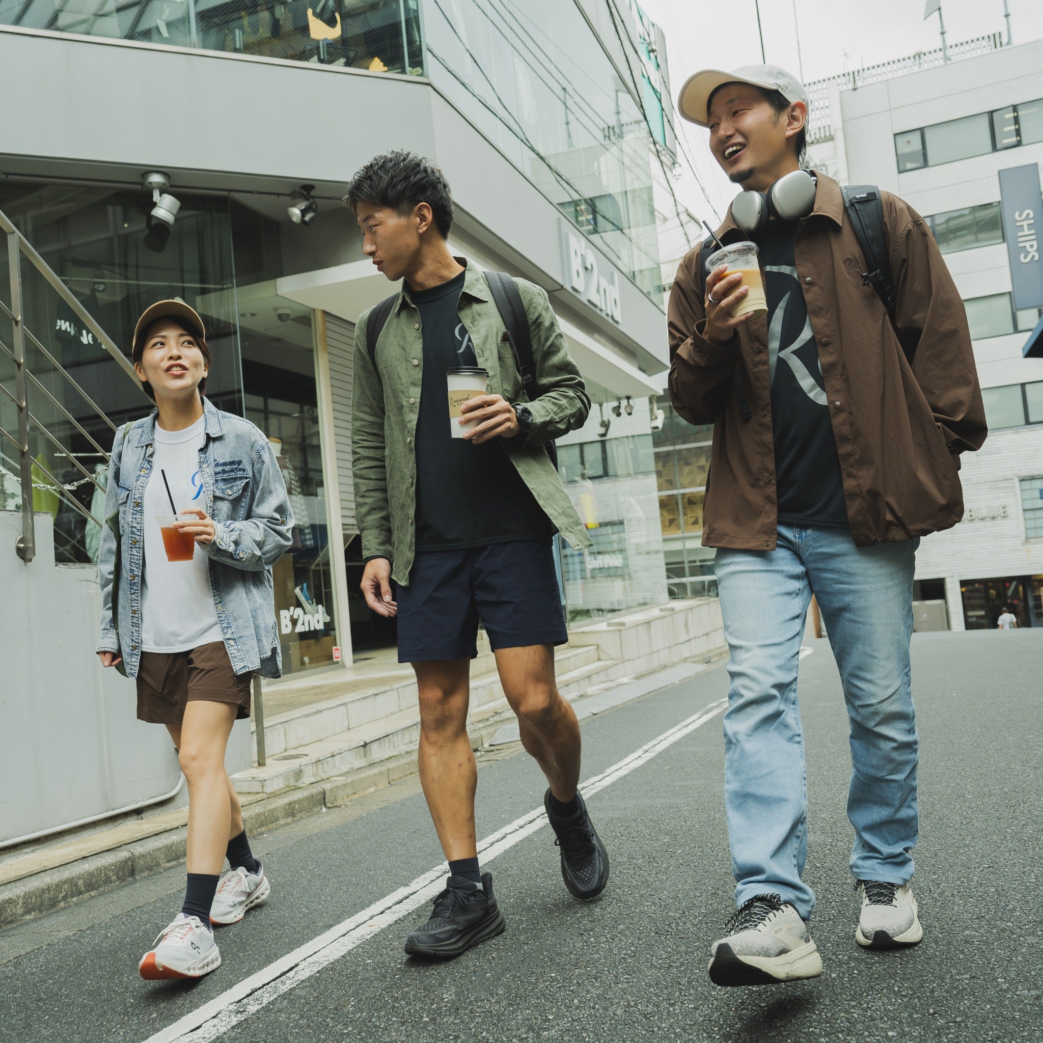 【展示サンプル】Rt Logo Coach Jacket (Brown)