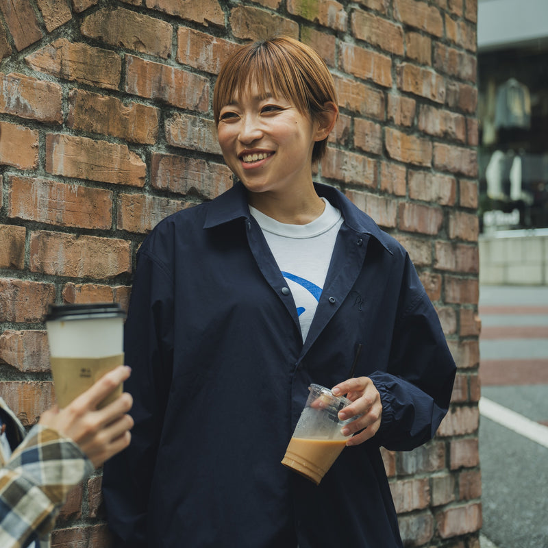 Rt Logo Coach Jacket (Navy)