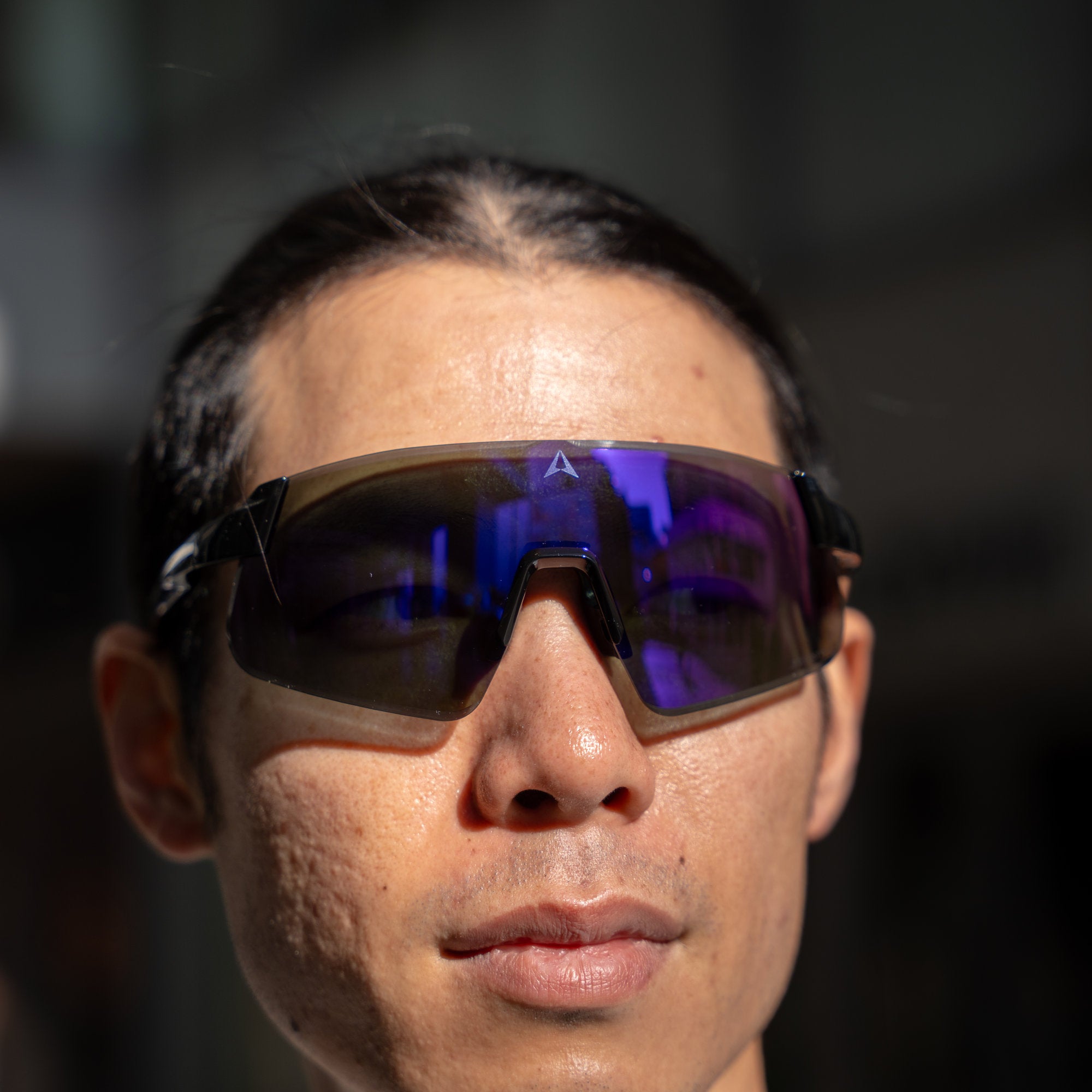 ALTALIST HAYATE R2 (Glossy Black Temple/Purple Mirror VIV20 Lens