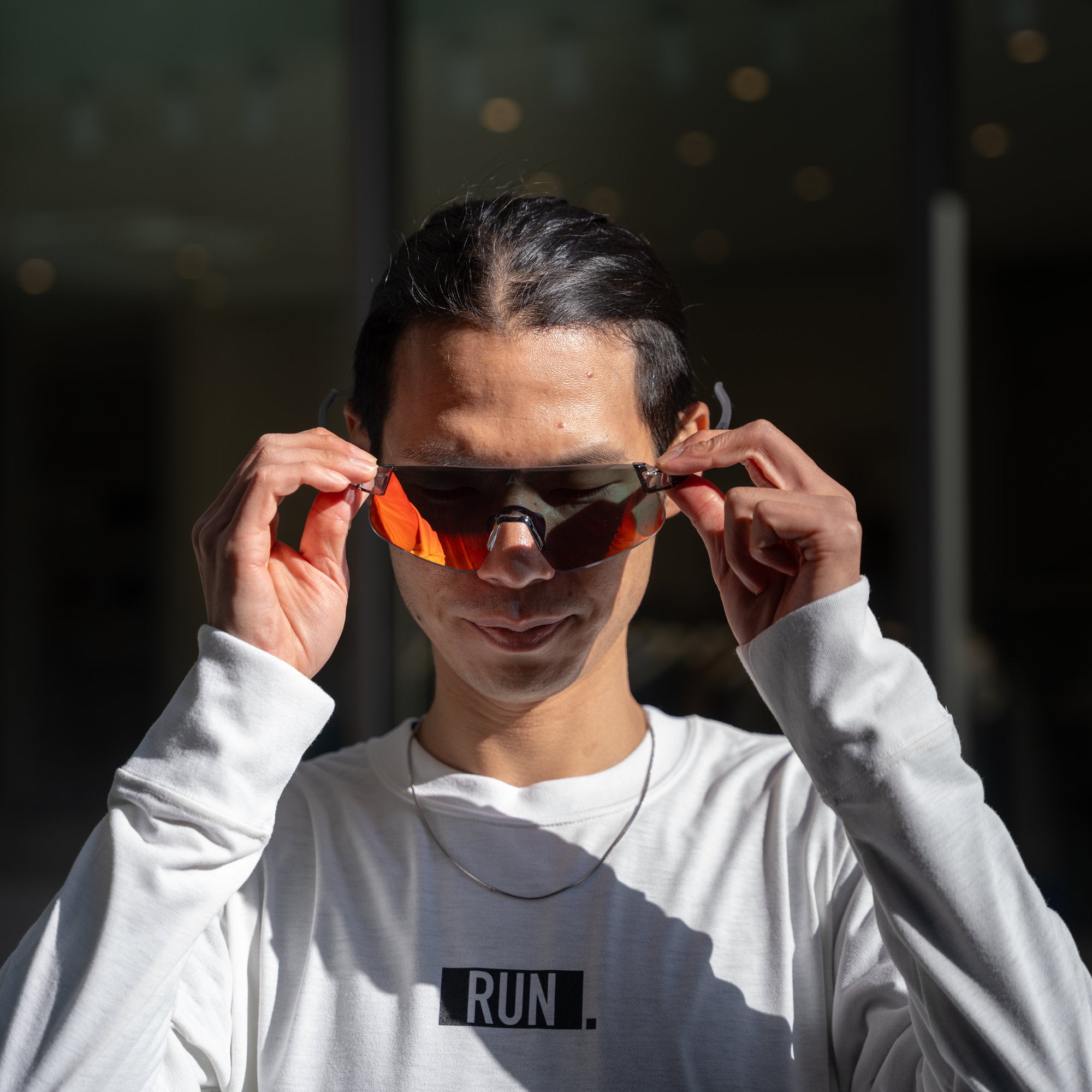 ALTALIST HAYATE R2 (Crystal Smoke Temple/Dark Red Mirror VIV20 Lens)