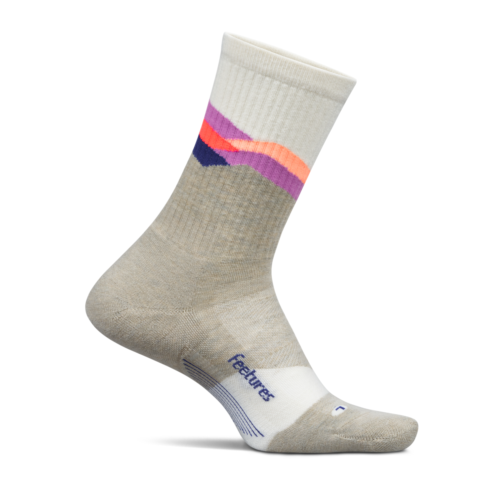 Feetures｜TRAIL MAX CUSHION MINI CREW (Mountain High Cream)