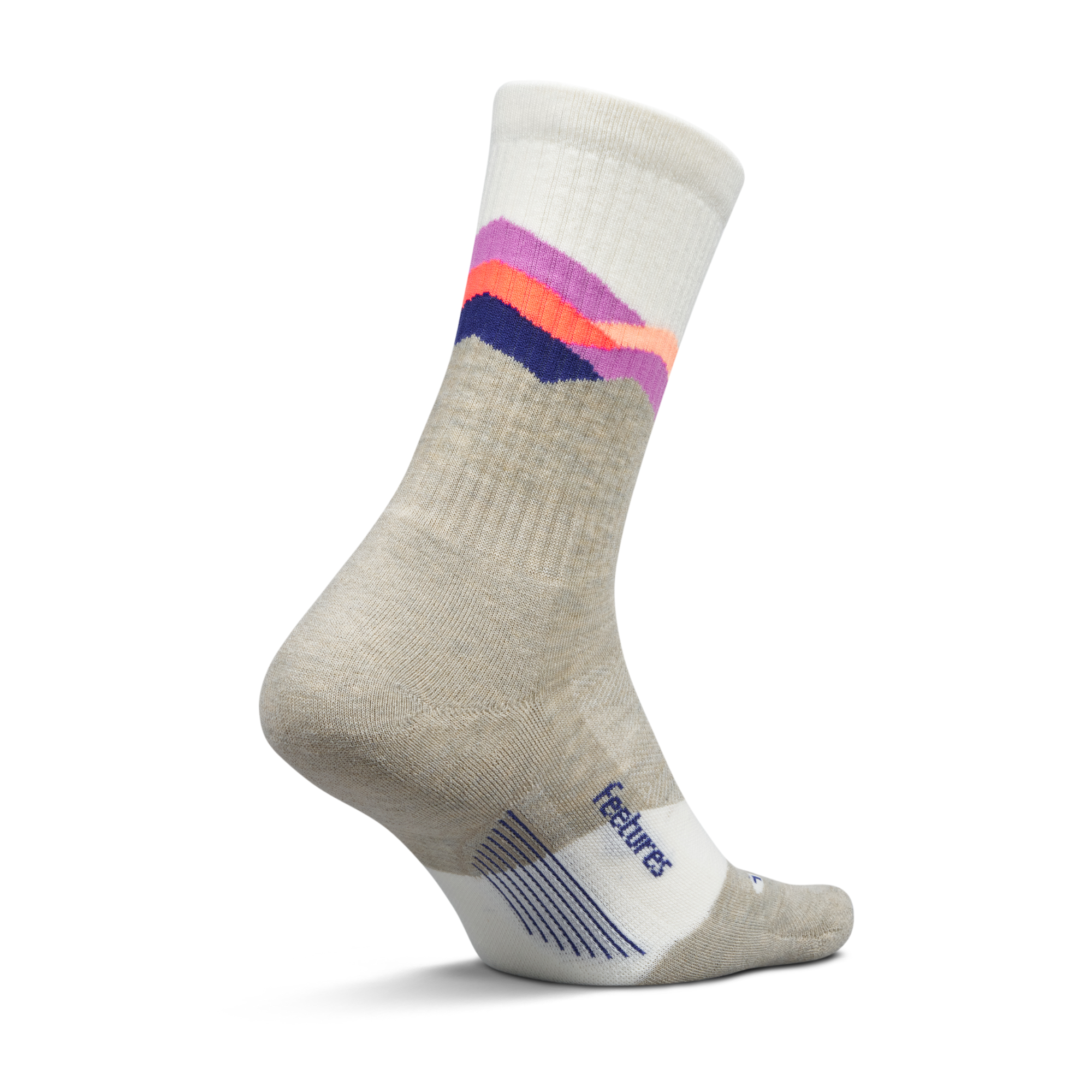 Feetures｜TRAIL MAX CUSHION MINI CREW (Mountain High Cream)