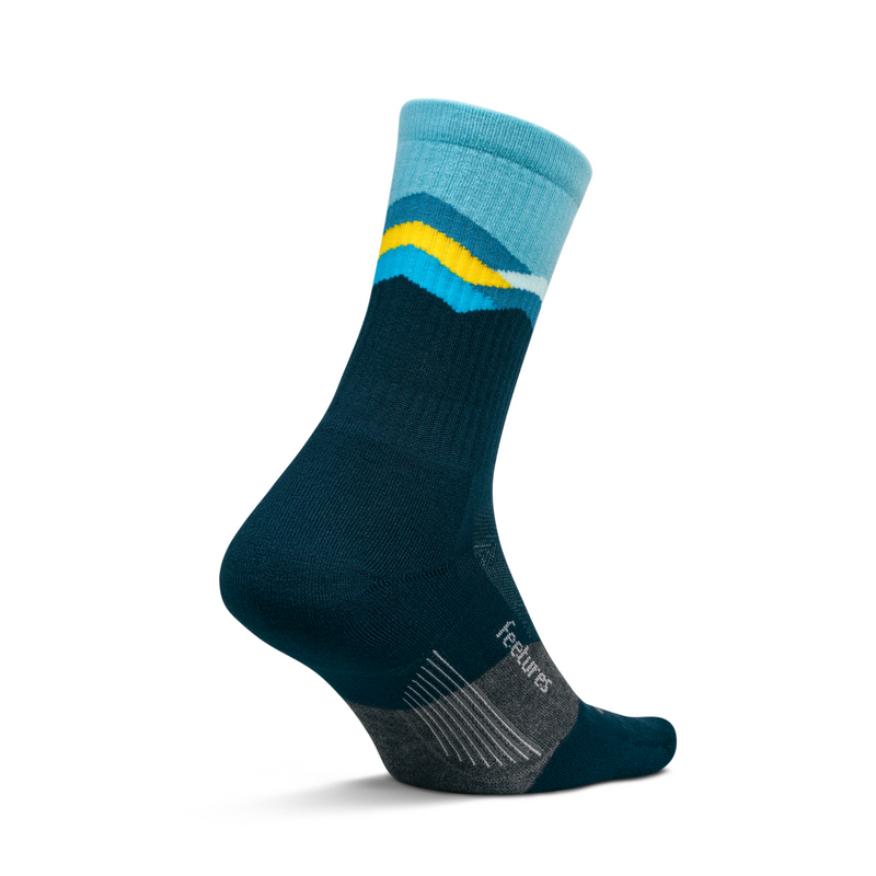 Feetures｜TRAIL MAX CUSHION MINI CREW (Mountain High Blue)