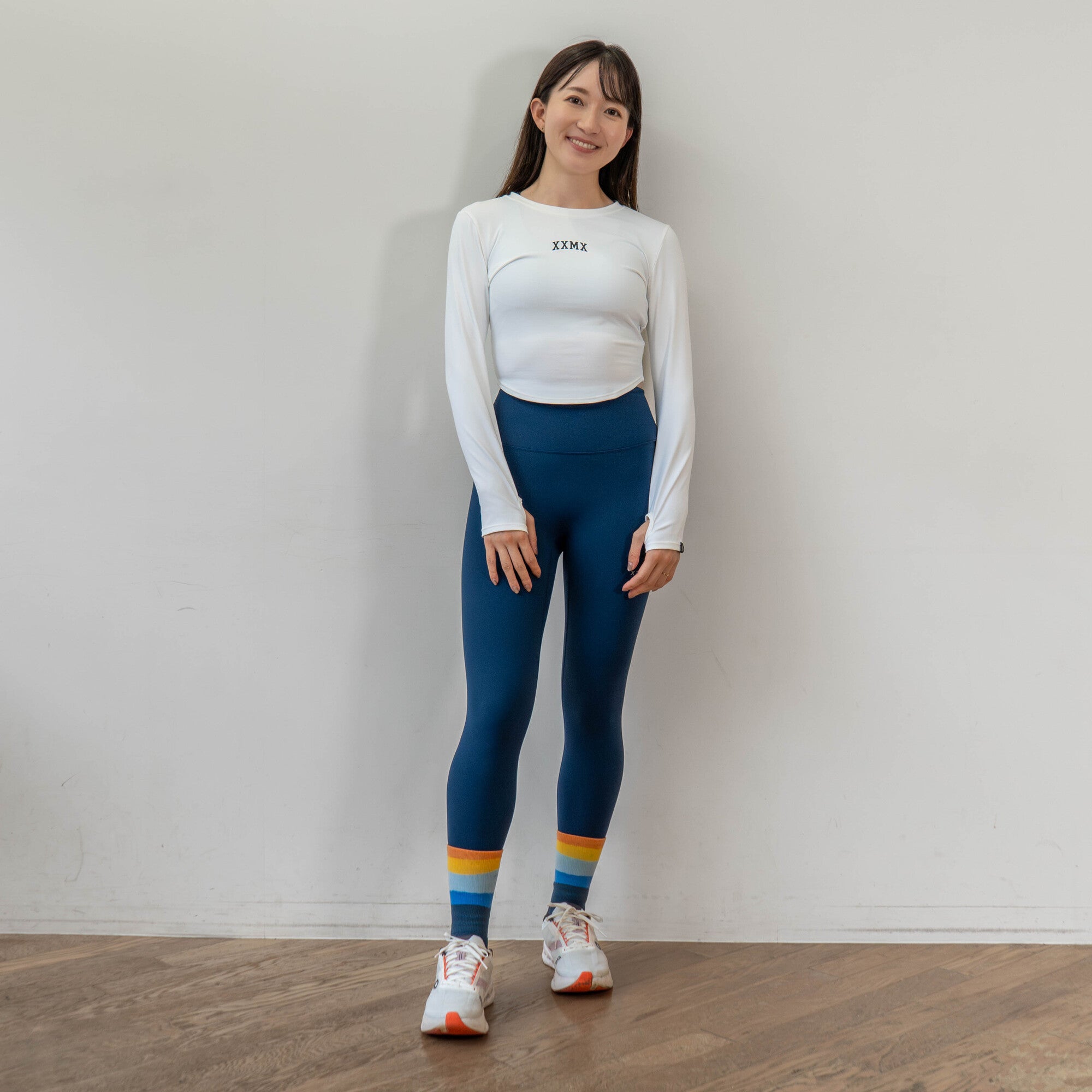 XEXYMIX コットンライク指穴付き Long-Sleeve Tee