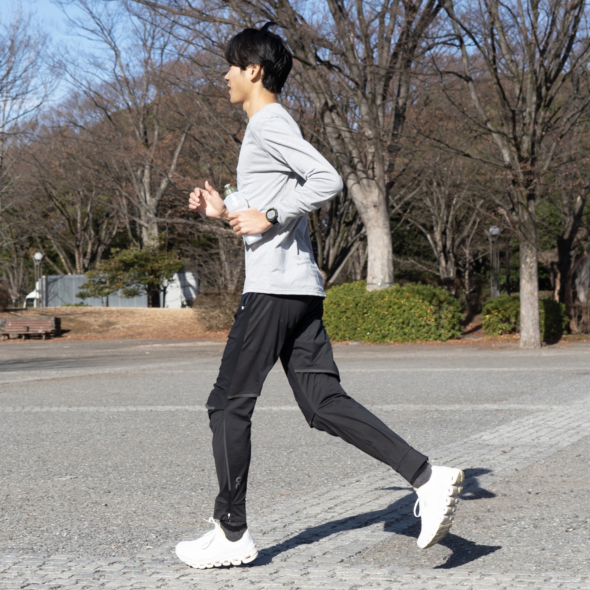 Runtrip LOGO BOTTLE｜ランニングマイボトル New Model (Khaki)