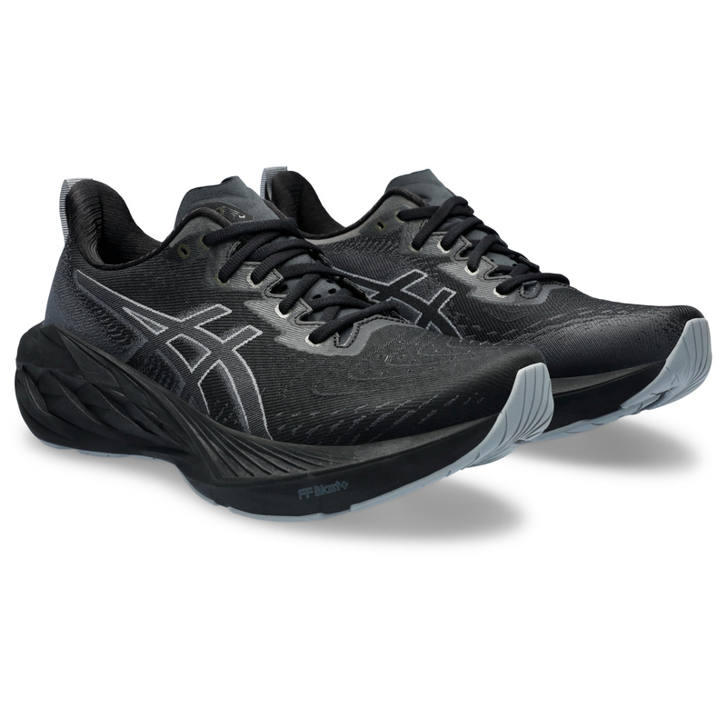 ASICS NOVABLAST 4 WIDE (Men's) BLACK/GRAPHITE GRAY