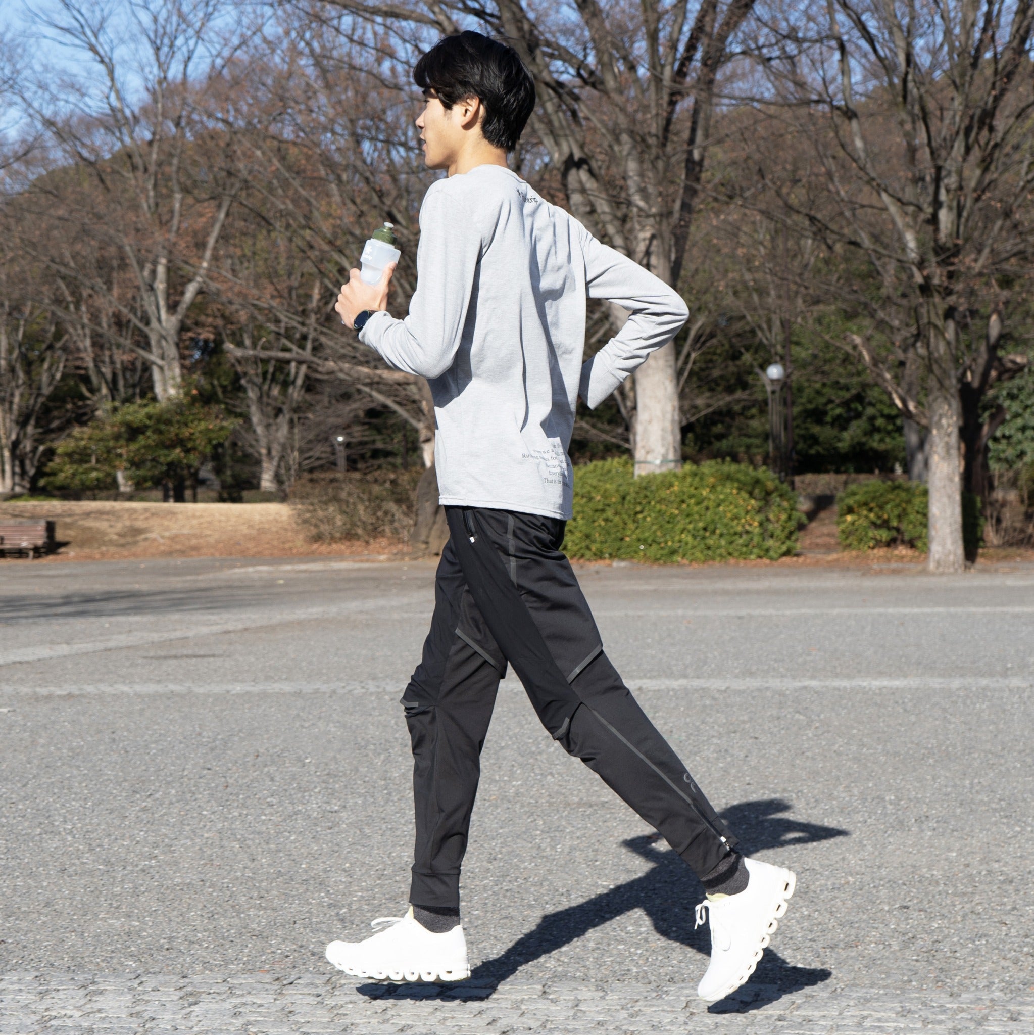 Runtrip LOGO BOTTLE｜ランニングマイボトル New Model (Khaki)