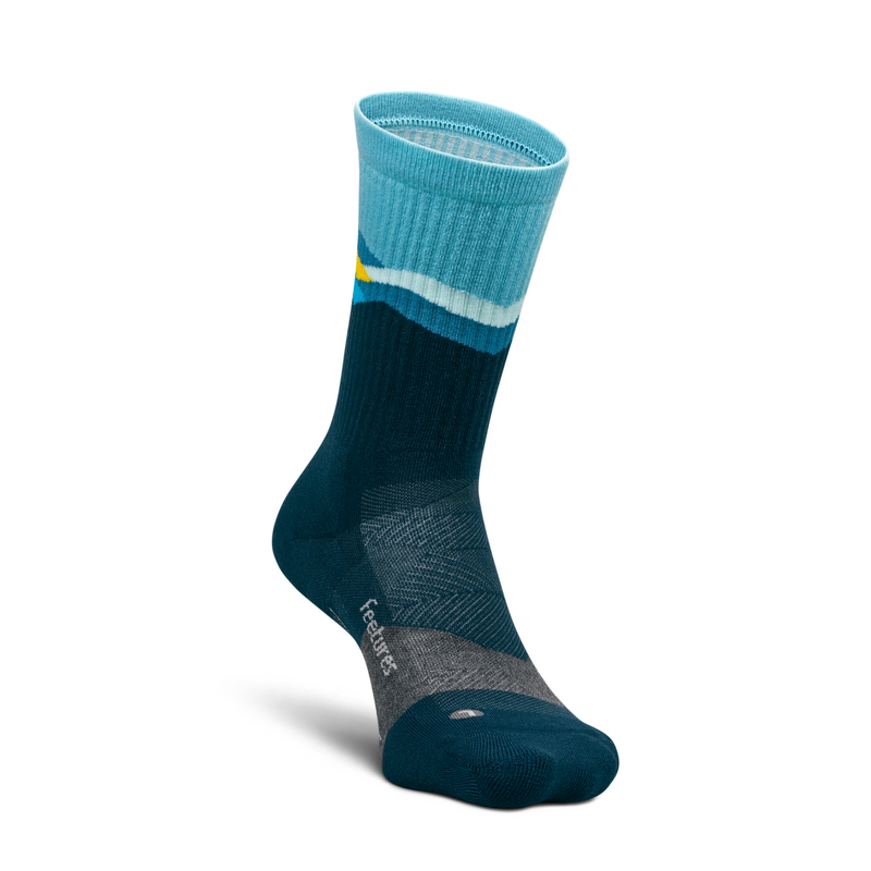 Feetures｜TRAIL MAX CUSHION MINI CREW (Mountain High Blue)