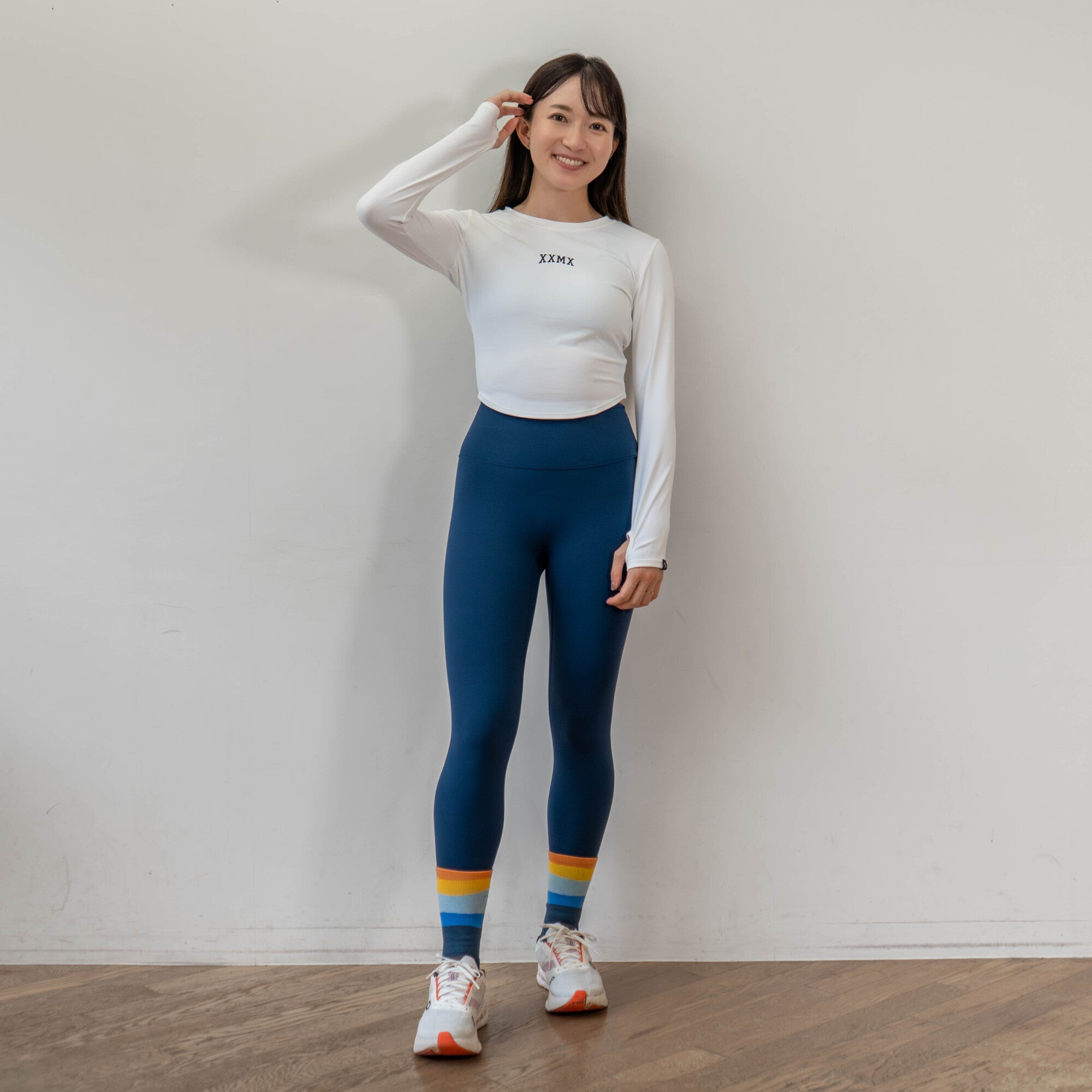 XEXYMIX コットンライク指穴付き Long-Sleeve Tee