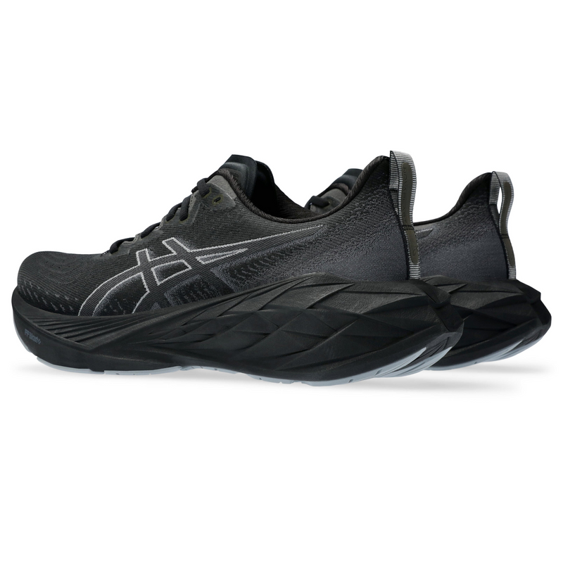 ASICS NOVABLAST 4 WIDE (Men's) BLACK/GRAPHITE GRAY