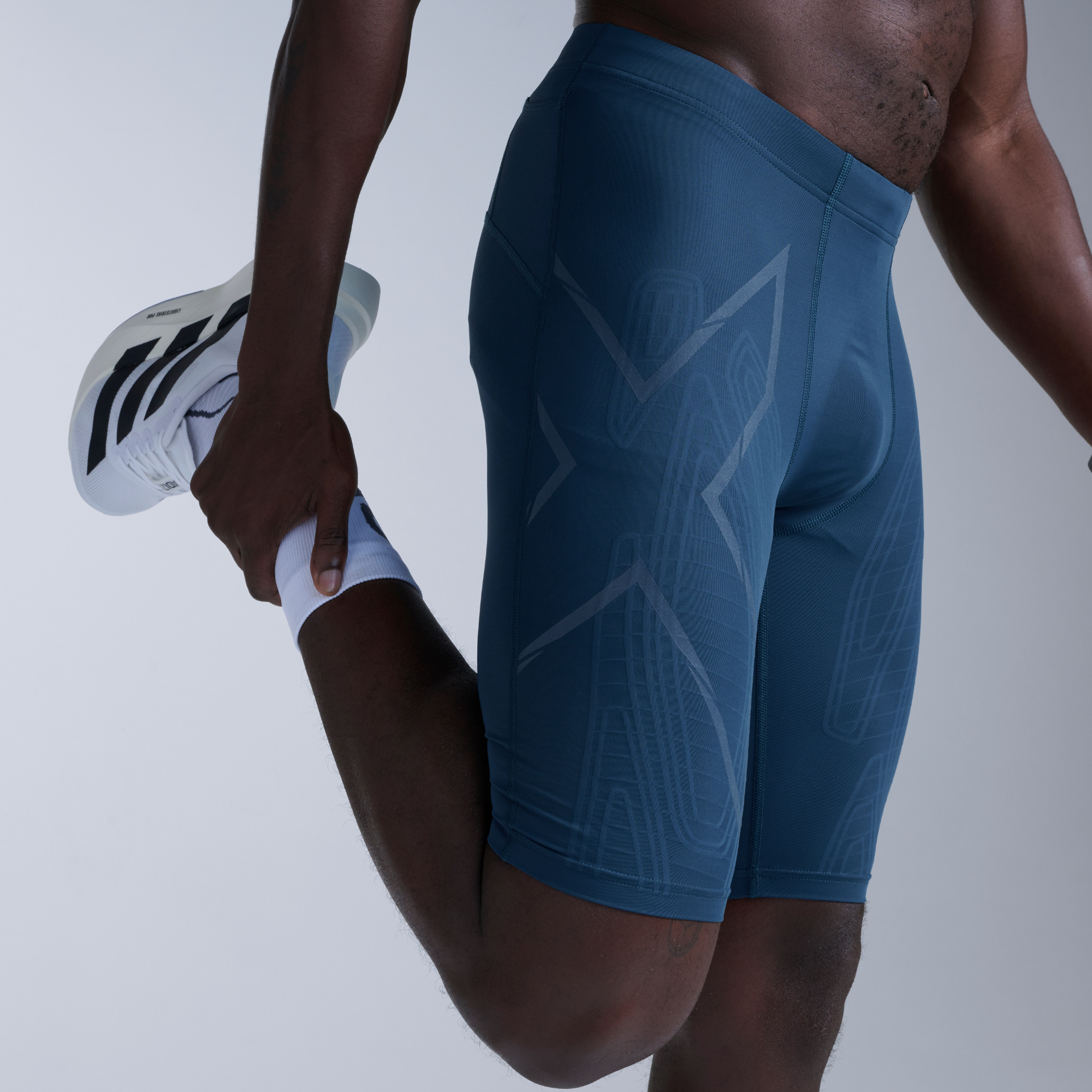 2XU MCS メンズ ランコンプレッション ショートタイツ