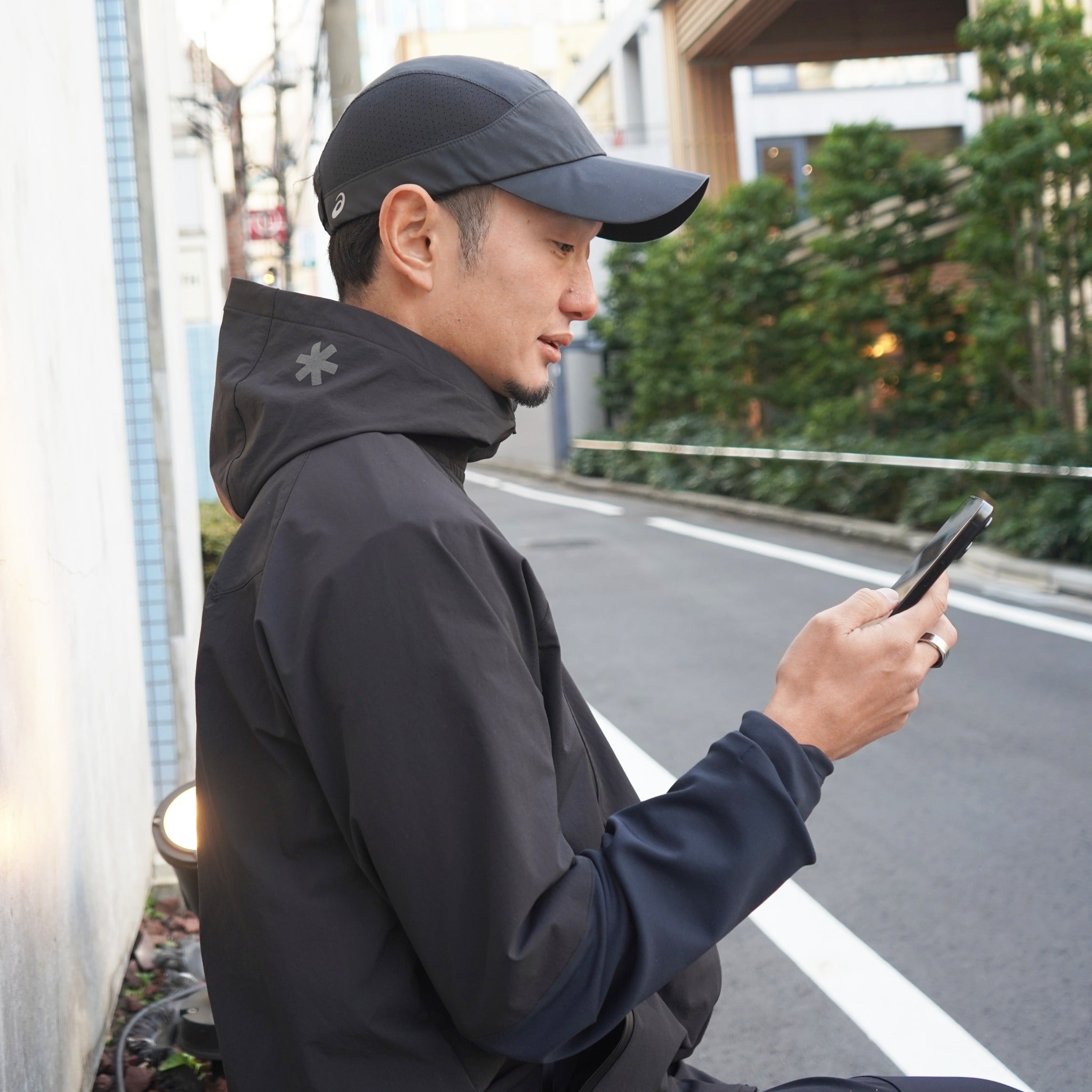 【展示サンプル】THE RUNNING JACKET by Runtrip 3rd model (Black)