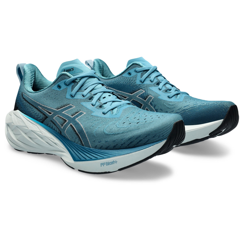 ASICS NOVABLAST 4 WIDE (Men's) BLUE TEAL/EVENING TEAL