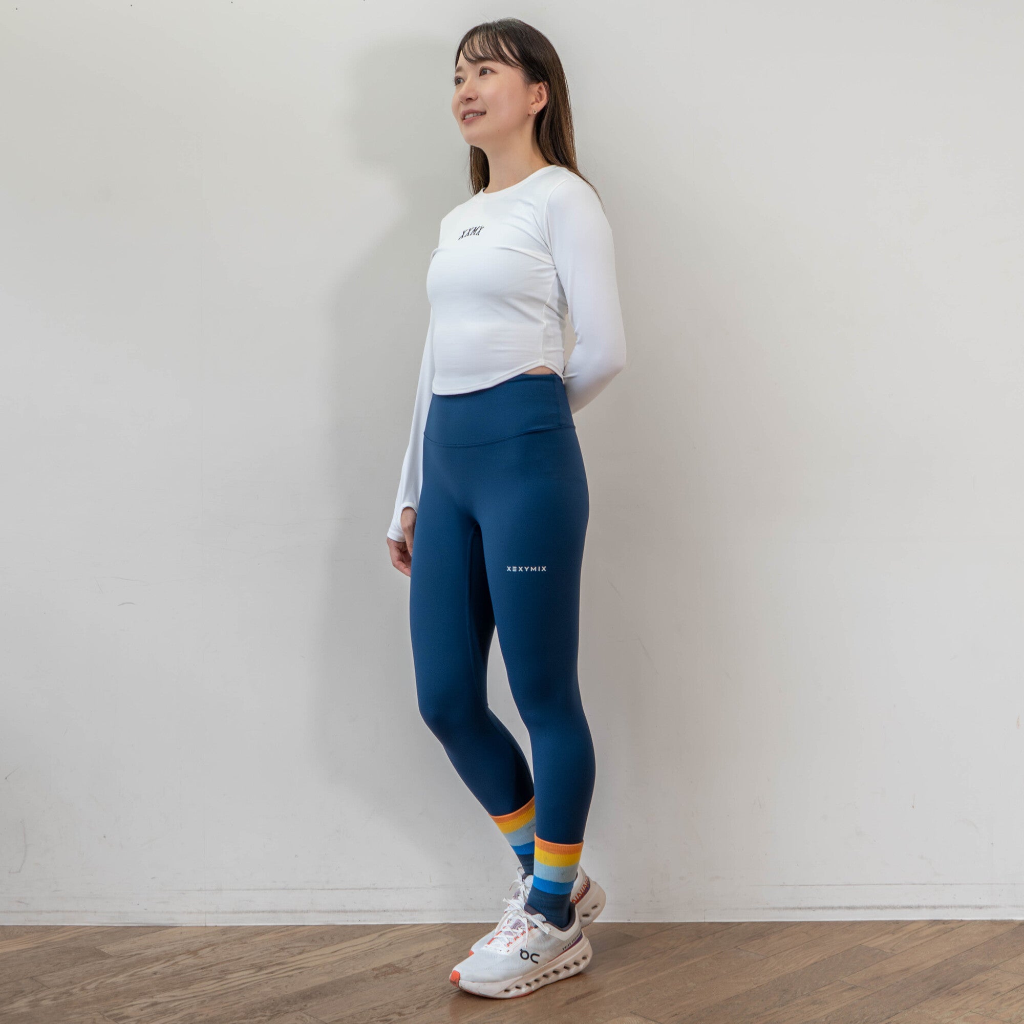 XEXYMIX BLACK LABEL シグネチャー360N 9分丈 レギンス