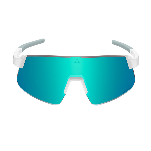 ALTALIST HAYATE R2 (Glossy White Temple / Blue Mirror VIV20 Lens)