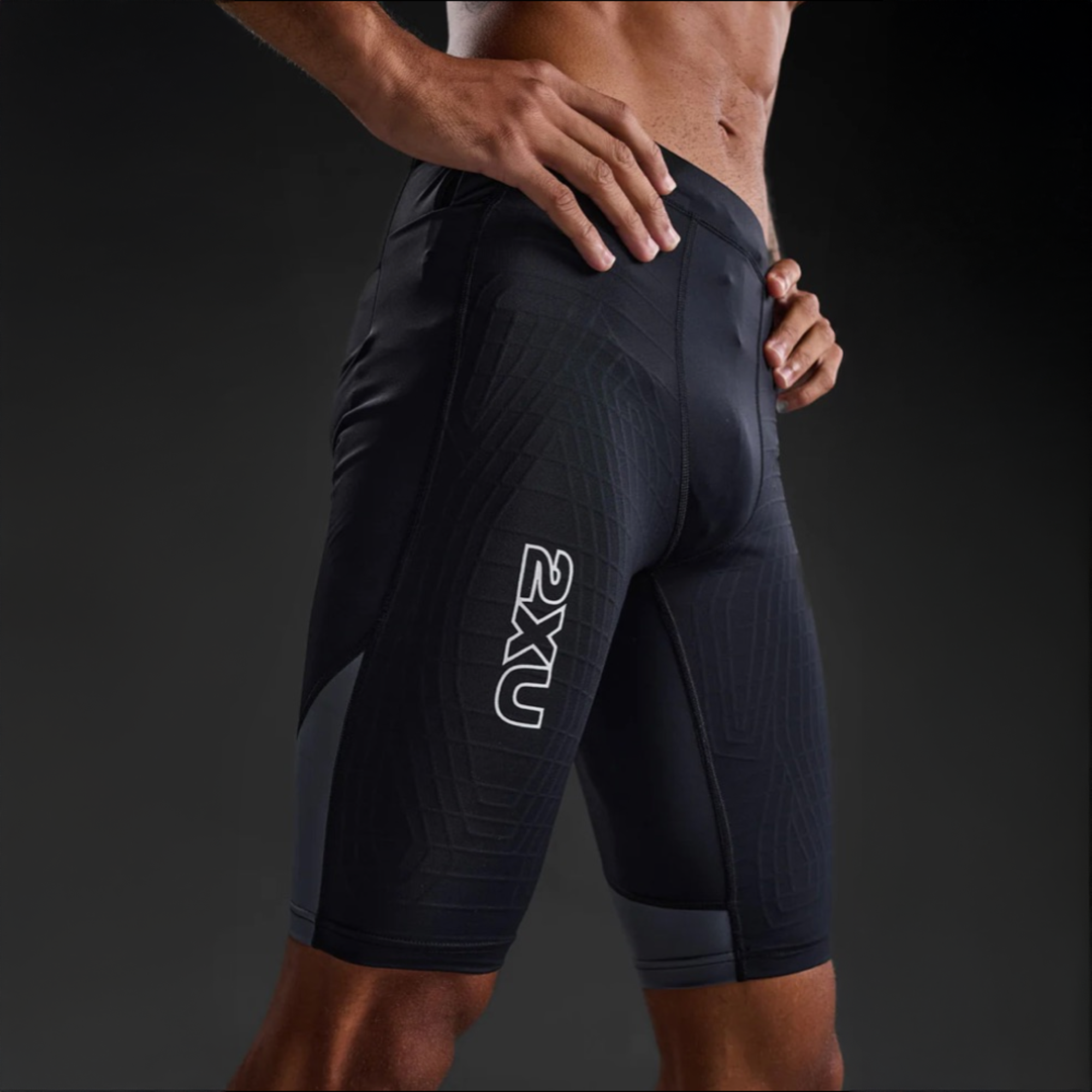 2XU MCS ハーフタイツ ブラック Sサイズ 2XU ハーフタイツ MCS S