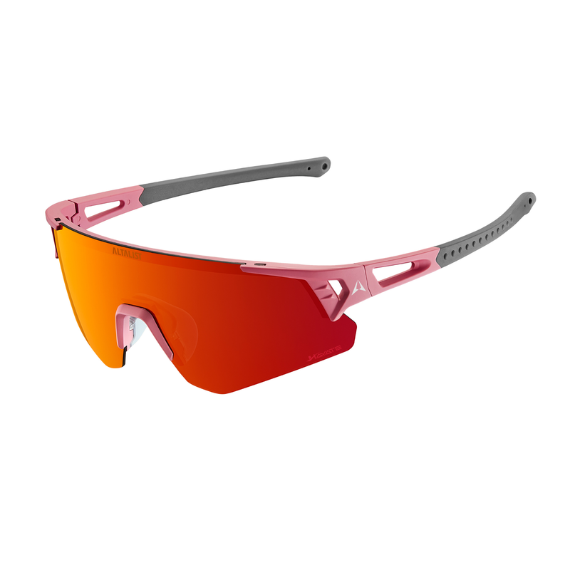 ALTALIST HAYATE R1 (Smoky Pink Frame / Dark Red Mirror Lens)