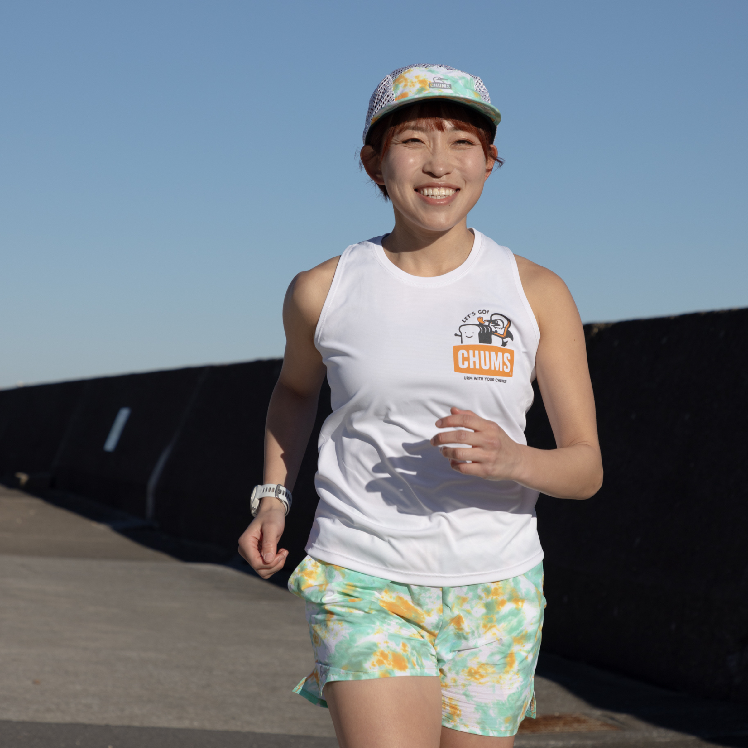 CHUMS x みゃこ Running Sleeveless Shirt